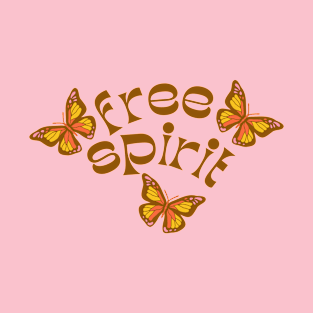 Free Spirit butterflies T-Shirt