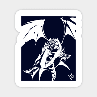 Dragon silhouette art Magnet