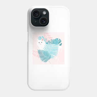 Tropical Cat Phone Case