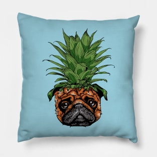 Pineapple Pug Pillow