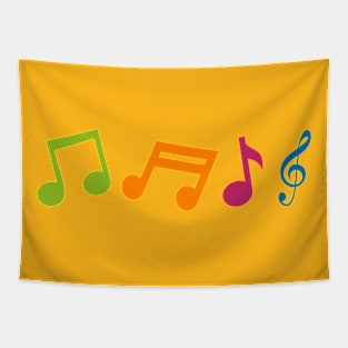 Music Note Symphony Icon Logo Design Vector Template Tapestry