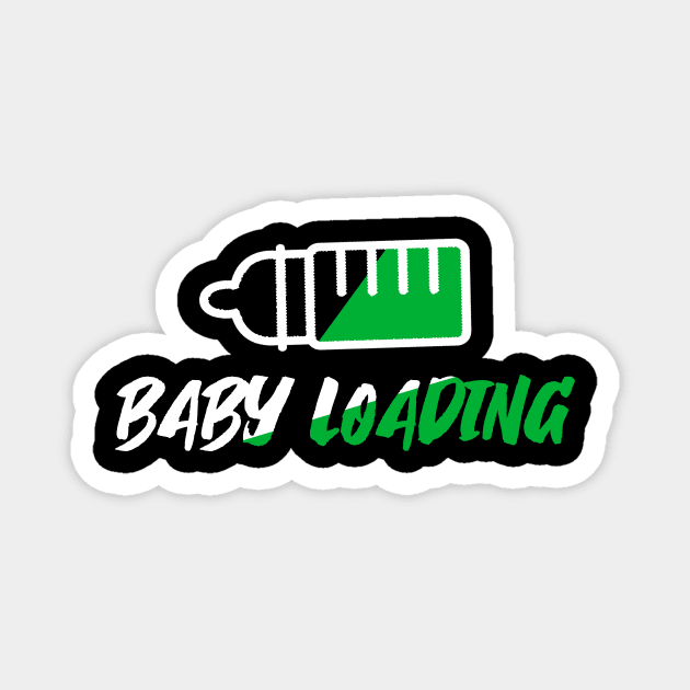 Wife mother baby loading gift idea Magnet by Flipodesigner