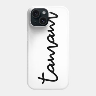 tamam - black Phone Case