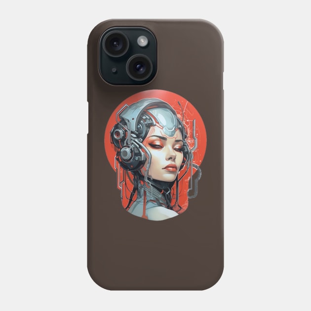 Sci-fi Gal Phone Case by Jason's Finery