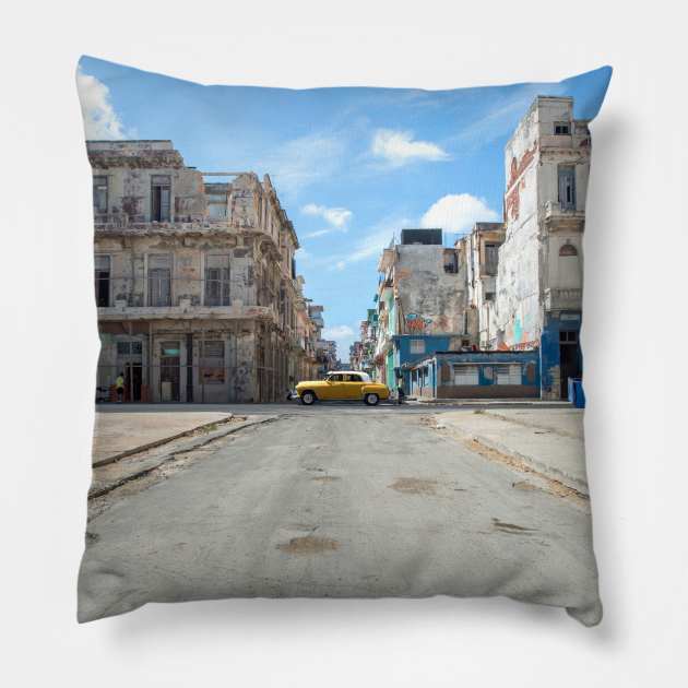 Beautiful Cuba Vista Pillow by opticpixil