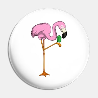 Flamingo Popsicle Pin