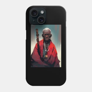 Old Black Samurai III Phone Case