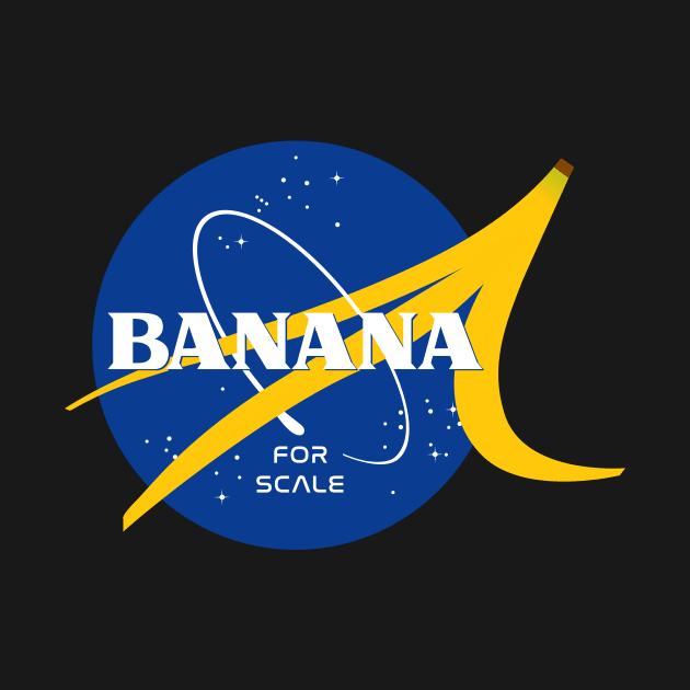 Banana for scale NASA logo by minimaldesign