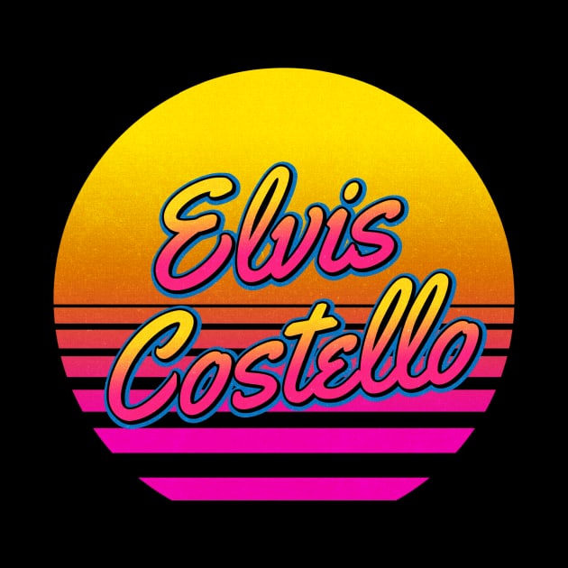 Elvis Personalized Name Birthday Retro 80s Styled Gift by Jims Birds