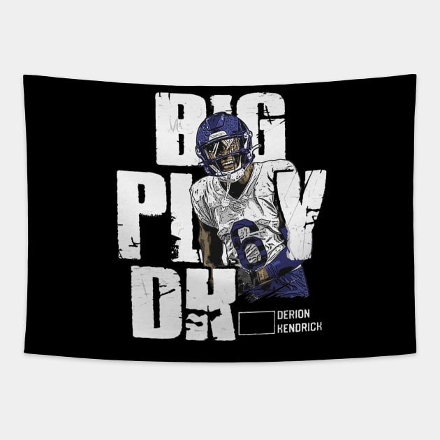 Derion Kendrick Los Angeles R Big Play Tapestry by Chunta_Design