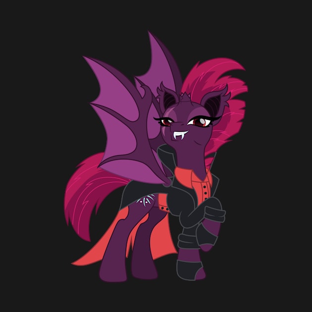 Tempest Shadow bat pony dressed by CloudyGlow