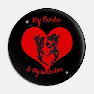 Border Collie shirt, border ,valentine day, valentine gift, Pin