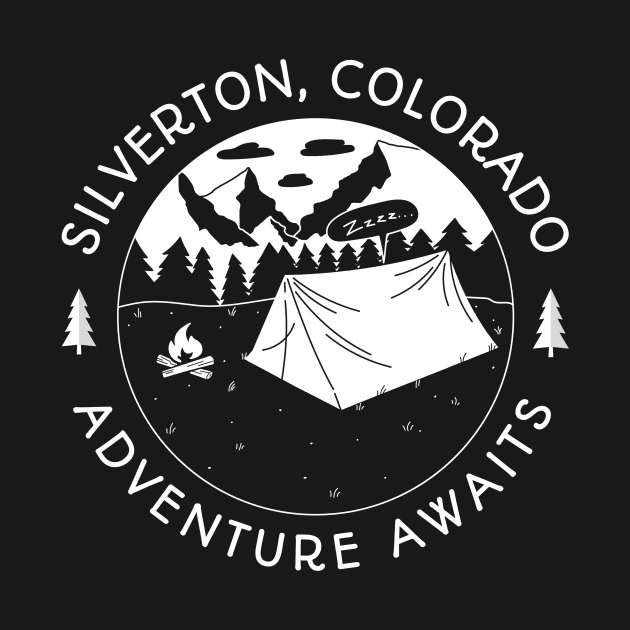 Silverton, Colorado Camping by Mountain Morning Graphics