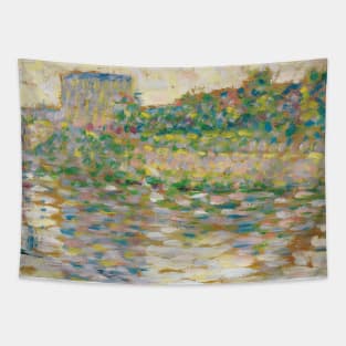 The Seine at Courbevoie by Georges-Pierre Seurat Tapestry