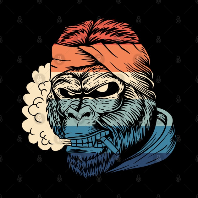 Monkey Classic Gangster by Rise And Design