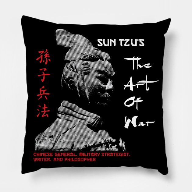 The Art Of War Pillow by Alema Art