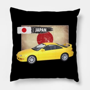 Yellow Acura Integra 1999 04 Pillow