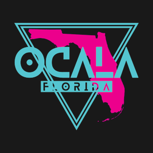 Ocala Florida Retro Triangle FL T-Shirt