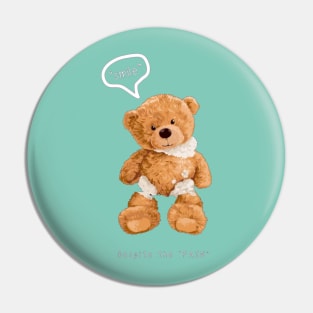 Bear toy Pin