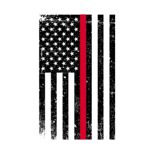 Thin Red Line (Firefighter) T-Shirt T-Shirt