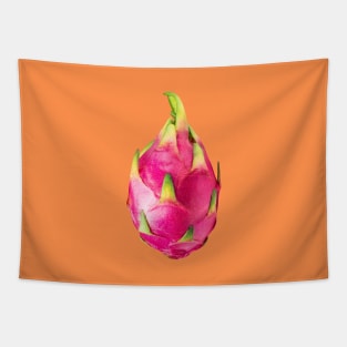 Dragon Fruit Bright Orange - Funky Hong Kong Summer Fruits Tapestry