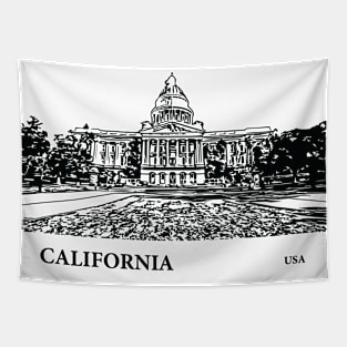 California State USA Tapestry