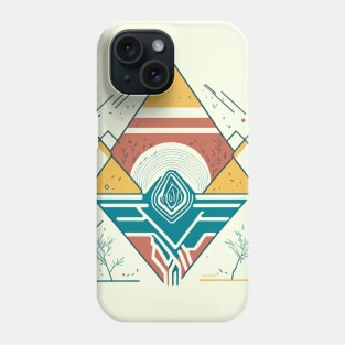 Bohemian Style Geometric Triangle Phone Case