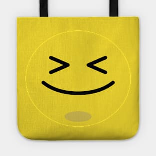 Grinning Squinting Face Tote