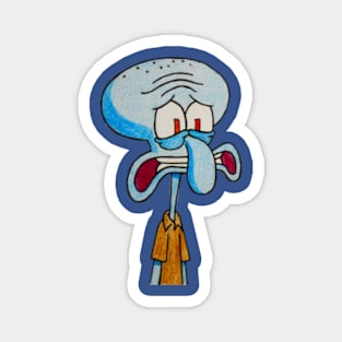 Panic Squidward Magnet