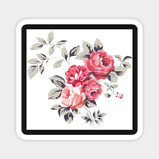 Pink Roses Magnet