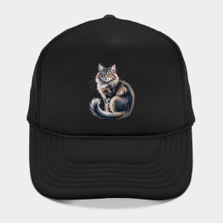 Origami Art British Longhair Cat Highland Straight Hat