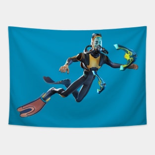 Diver Tapestry