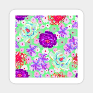 Colorful flowers Magnet