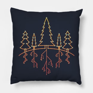 Electronic Pines Pillow