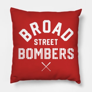 Philadelphia 'Broad Street Bombers' Baseball Fan T-Shirt: Showcase Your Philly Pride with a Home Run Design! Pillow