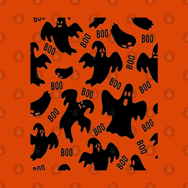 Boo Ghosts Pattern by Family shirts