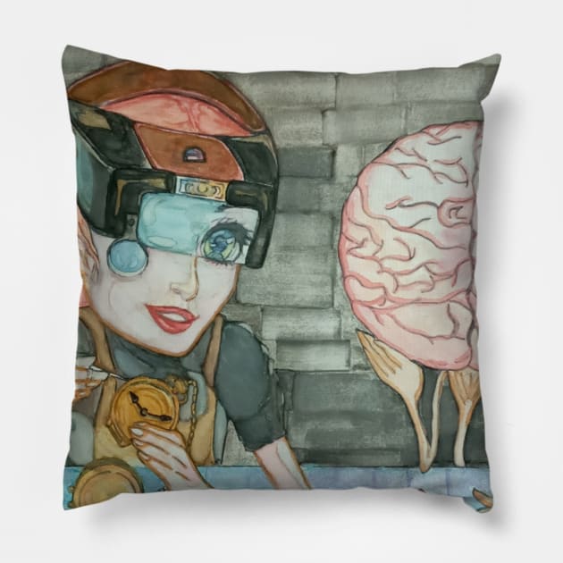 Brain Series 02 Pillow by Wandearfull Store