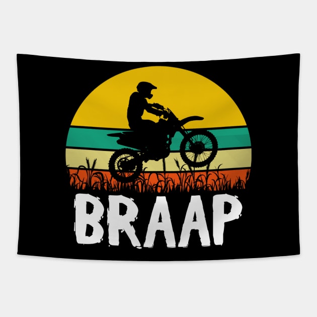 Dirt Bike Tapestry by Printnation