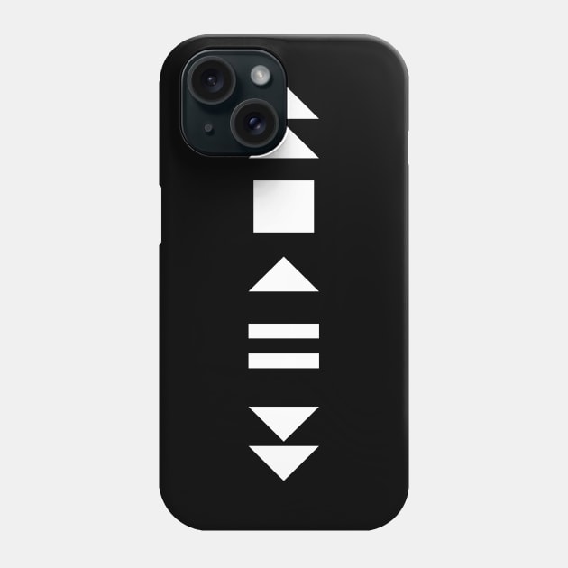 Play Pause Reverse Fast Forward Stop Phone Case by DavesTees