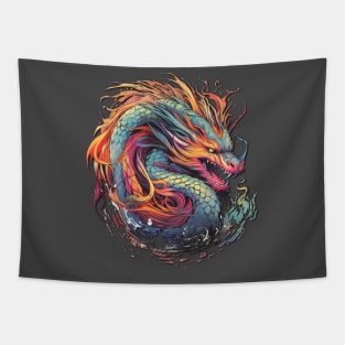 Beautiful Japanese dragon Tapestry