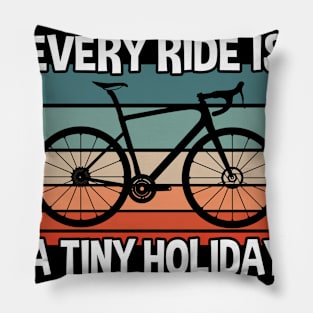 Bike Tiny Holiday Pillow