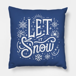 Let it Snow - Christmas Graphic Pillow