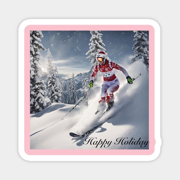 Happy Holiday Magnet by Kings Court