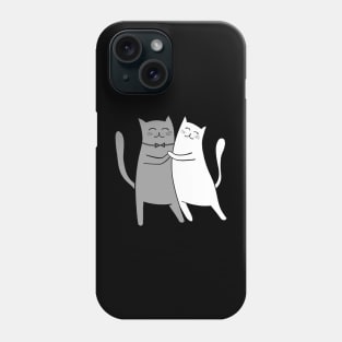Cat T-Shirt Cats Cat Gift Yin Yang Cats Shirt - Cat Mom Lover Gifts Phone Case