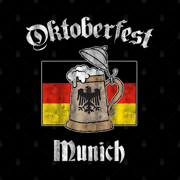 Oktoberfest Munich German Flag Beer Stein by andzoo