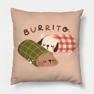 Burrito Pups Pillow