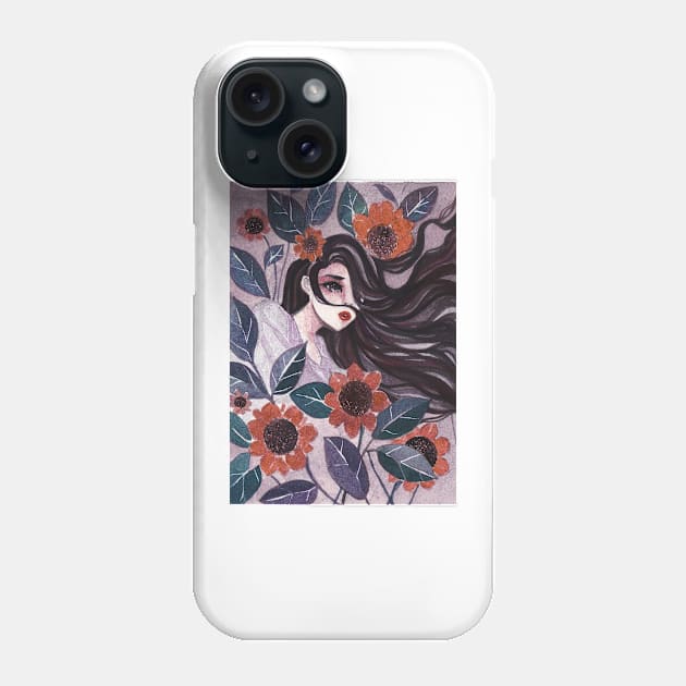 Nature is a Girl Phone Case by ariaayuzawa