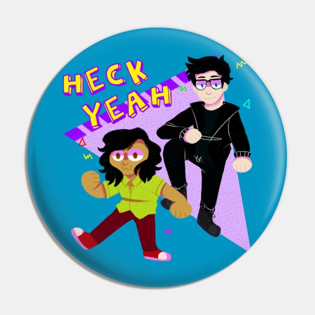 Heck Yeah Pin by oakclay