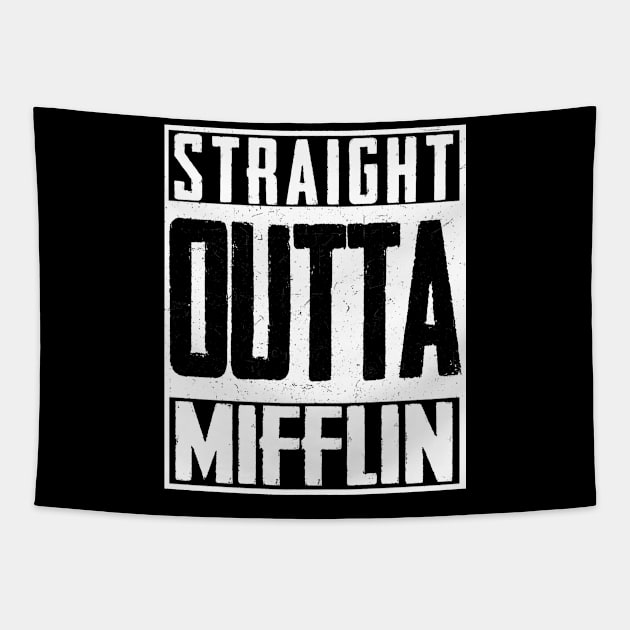 Straight Outta Mifflin Pride Patriot US Tapestry by magazin