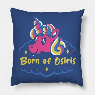 born and the unicorn Pillow